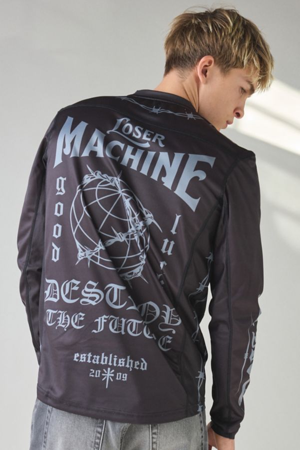 Slide View: 2: Loser Machine Chaos Graphic Long Sleeve Tee