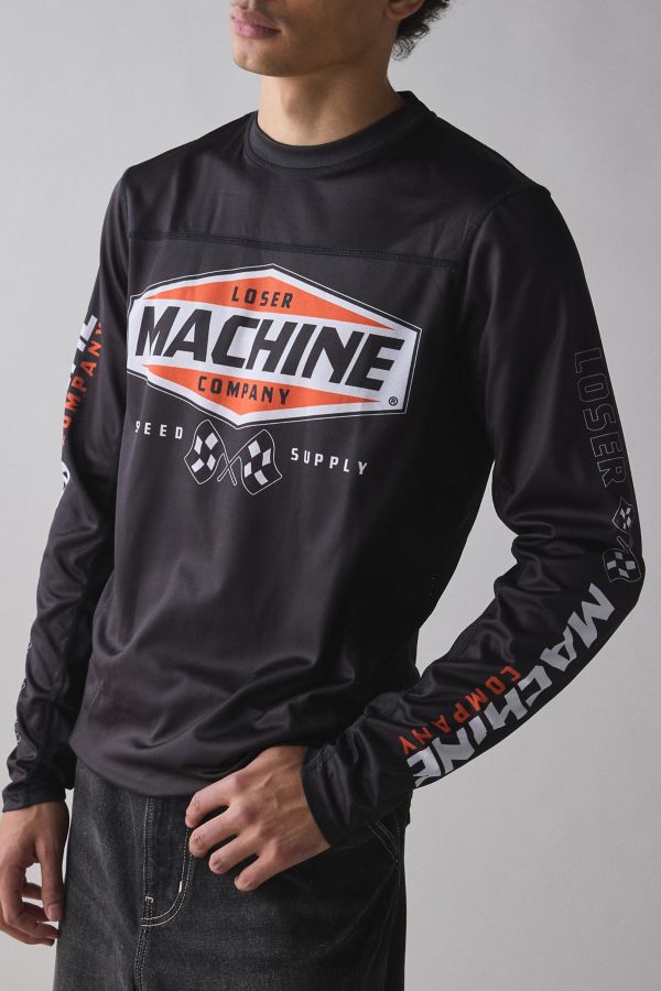 Slide View: 1: Loser Machine Overdrive Long Sleeve Graphic Tee