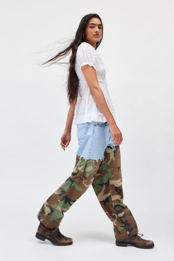 Slide View: 3: Urban Renewal Remade Spliced Camo Denim Pant