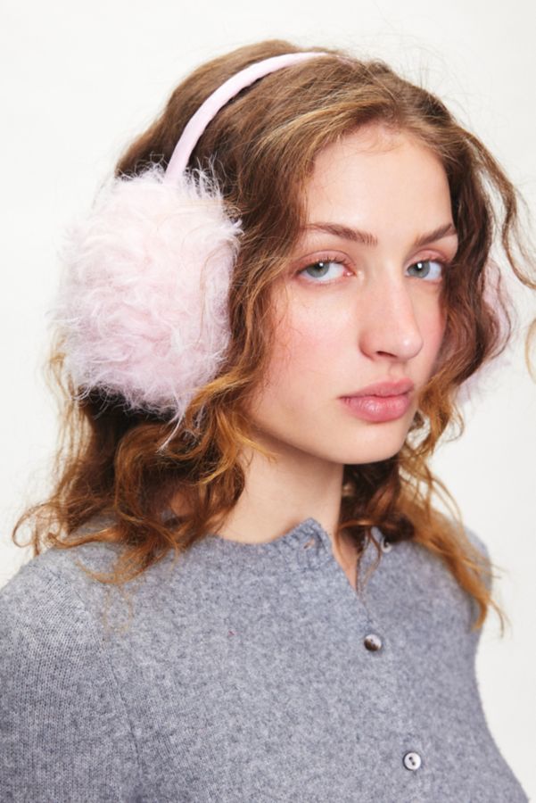 Slide View: 1: Faux Fur Earmuffs