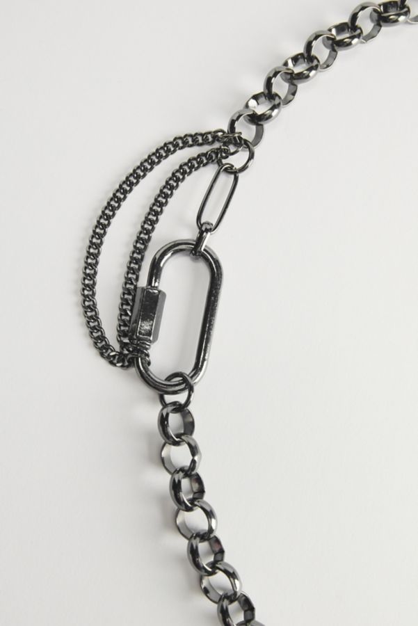 Slide View: 2: Chunky Chain Carabiner Belt