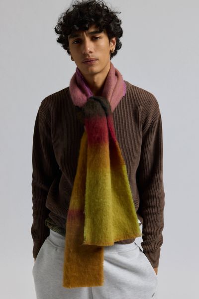 Multicolor Stripe Woven Scarf