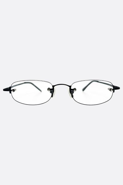 Giant Vintage Pastor Rimless Clear Bayonetta Glasses