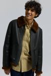 Thumbnail View 1: Schott B-6 Sheepskin Collar Jacket