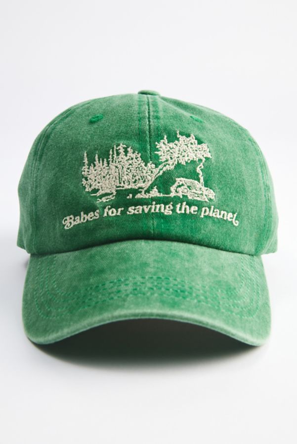 Slide View: 3: Babes Saving The Planet Washed Dad Hat