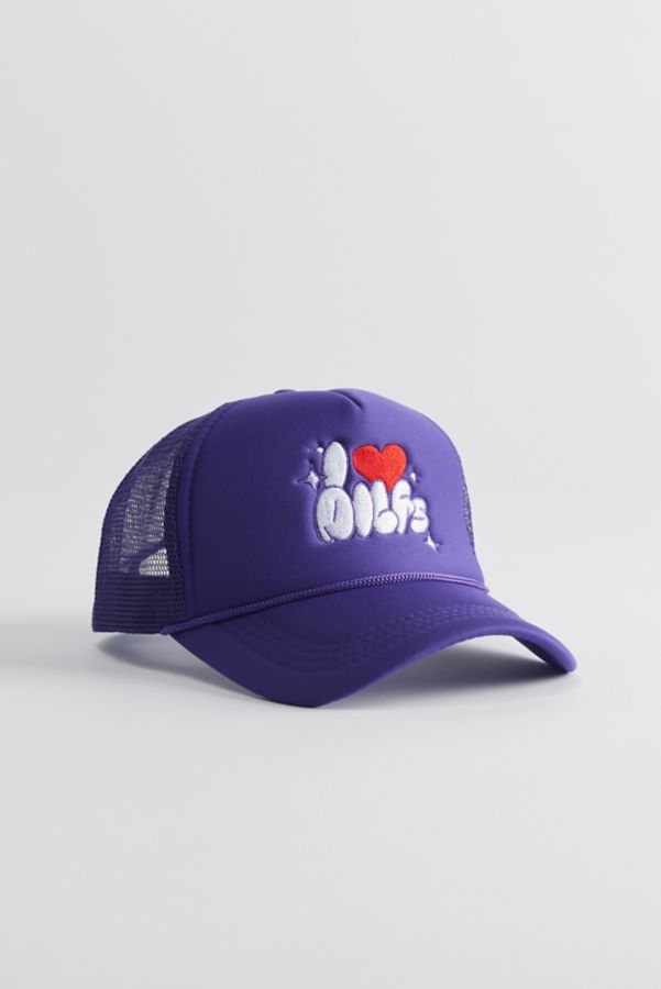 Slide View: 2: Casquette de Camionneur en Mousse J'aime les DILFS