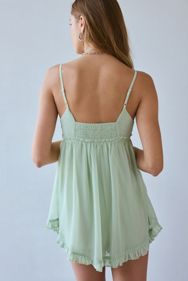 Slide View: 4: Kimchi Blue Arielle Sequin Babydoll Romper