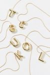 Thumbnail View 4: 14k Gold Plated Bubble Initial Charm Necklace