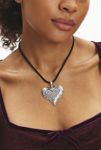 Thumbnail View 1: Viv Heart Pendant Corded Necklace