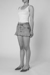 Thumbnail View 4: Rework Denim Flounce Skirt 005