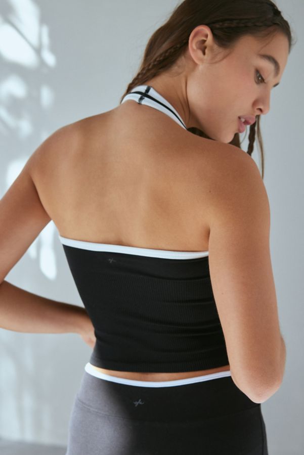 Slide View: 3: Out From Under Hit The Court Seamless Knit Halter Top