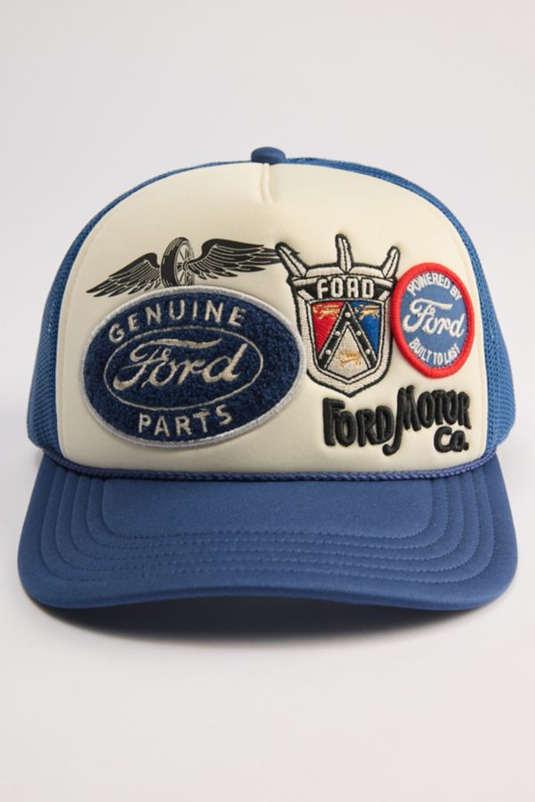 Slide View: 3: American Needle Ford Multi Patch Trucker Hat