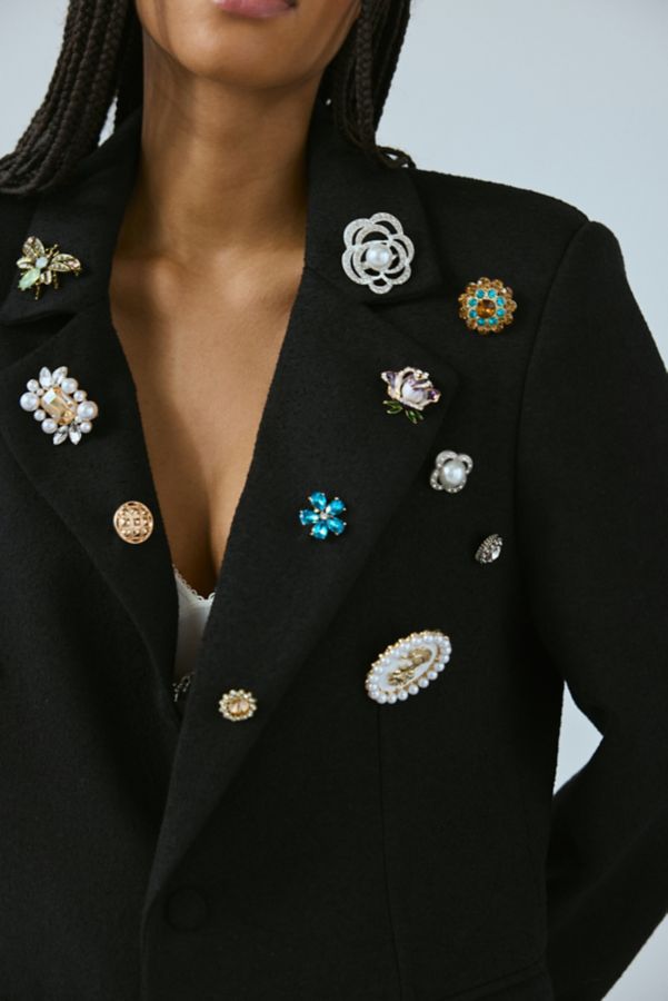 Slide View: 2: Sister Jane Albert Charm Embellished Blazer