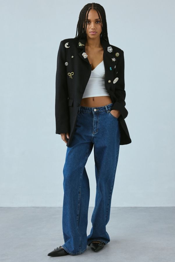 Slide View: 3: Sister Jane Albert Charm Embellished Blazer