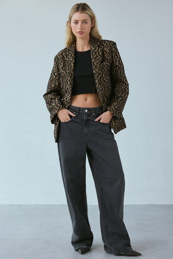 Slide View: 3: Ghospell Phoebe Abstract Jacquard Blazer