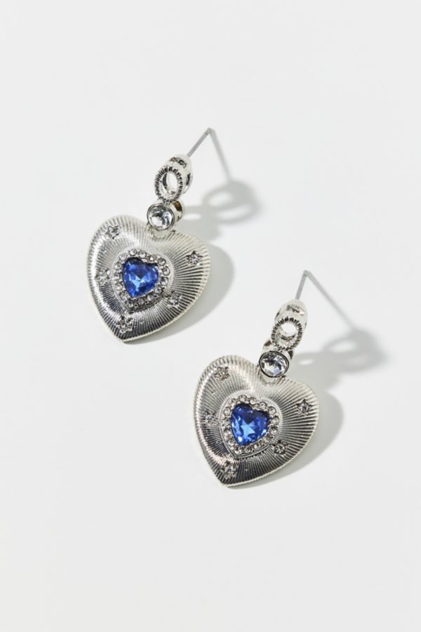 Slide View: 3: Gemma Heart Drop Earring