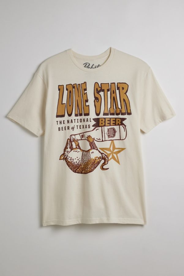 Slide View: 1: T-shirt Graphique Armadillo Lone Star Beer