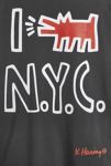 Thumbnail View 2: T-shirt graphique d'art Keith Haring Bark NYC