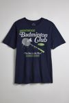 Thumbnail View 1: T-shirt Graphique en Coton Club de Badminton