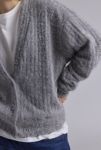 Thumbnail View 2: Urban Renewal Remnants Textured Fuzzy Knit Oversized Cardigan