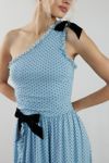 Thumbnail View 2: Kimchi Blue Virginia One Shoulder Bow Detail Midi Dress