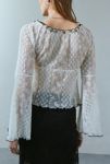 Thumbnail View 4: Kimchi Blue Lovisa Lace Plisse Flyaway Blouse