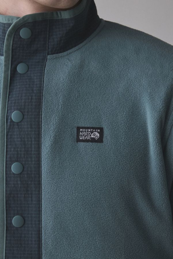 Slide View: 4: Mountain Hardwear Microchill Snap Fleece Pullover Sweatshirt