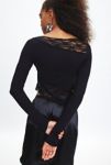 Thumbnail View 4: Silence + Noise Lucia Spliced Lace Asymmetric Long Sleeve Top