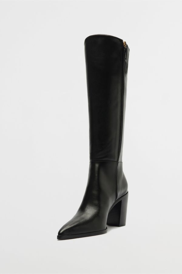 Slide View: 3: Schutz Mikki Up Block Knee-High Boot