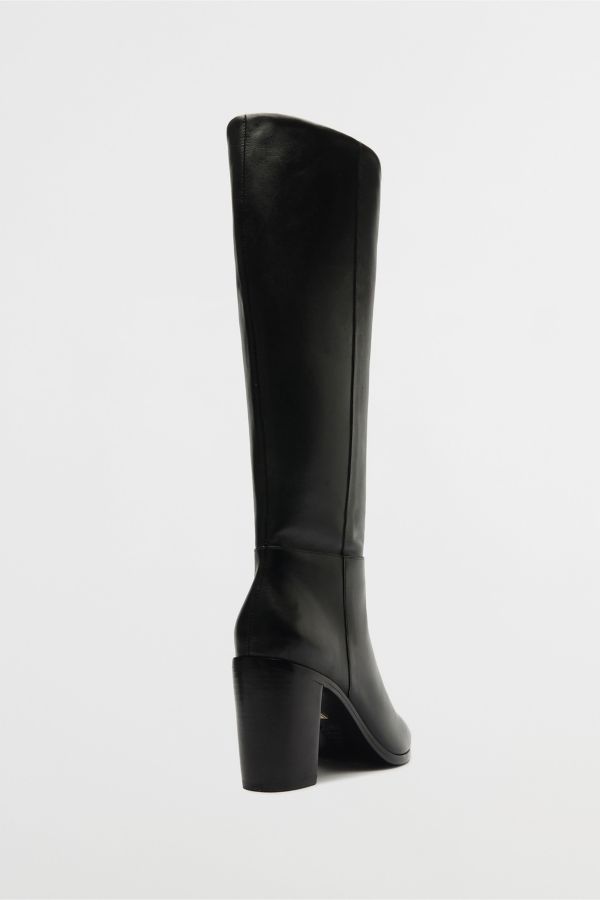 Slide View: 4: Schutz Mikki Up Block Knee-High Boot