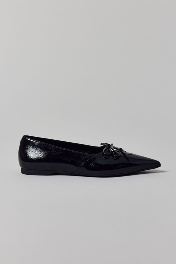 Slide View: 2: Vagabond Shoemakers Hermine Bow Pointed Toe Flat