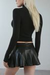 Thumbnail View 4: BDG Study Buddy Faux Leather Mini Skort