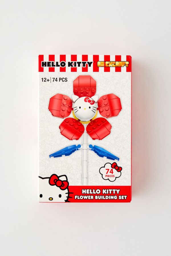 Slide View: 3: Ensemble de Briques de Construction Brickcraft Sanrio Hello Kitty & Amis Fleur