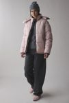 Thumbnail View 2: The Very Warm Pink Gingham Check Hooded Puffer Coat