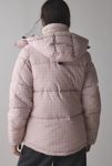 Thumbnail View 4: The Very Warm Pink Gingham Check Hooded Puffer Coat