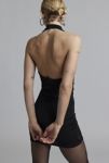 Thumbnail View 3: Silence + Noise Antonia Plunging Halter Mini Dress