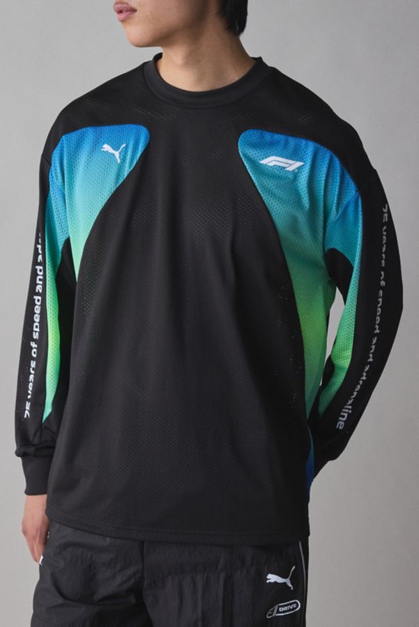 Slide View: 1: Puma F1 Oversized Racing Long Sleeve Tee