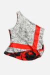 Thumbnail View 2: Rework Silk Scarf Ruche Tank