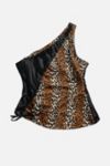 Thumbnail View 1: Rework Silk Scarf Ruche Tank 008