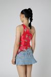 Thumbnail View 3: Rework Silk Scarf Ruche Tank 019