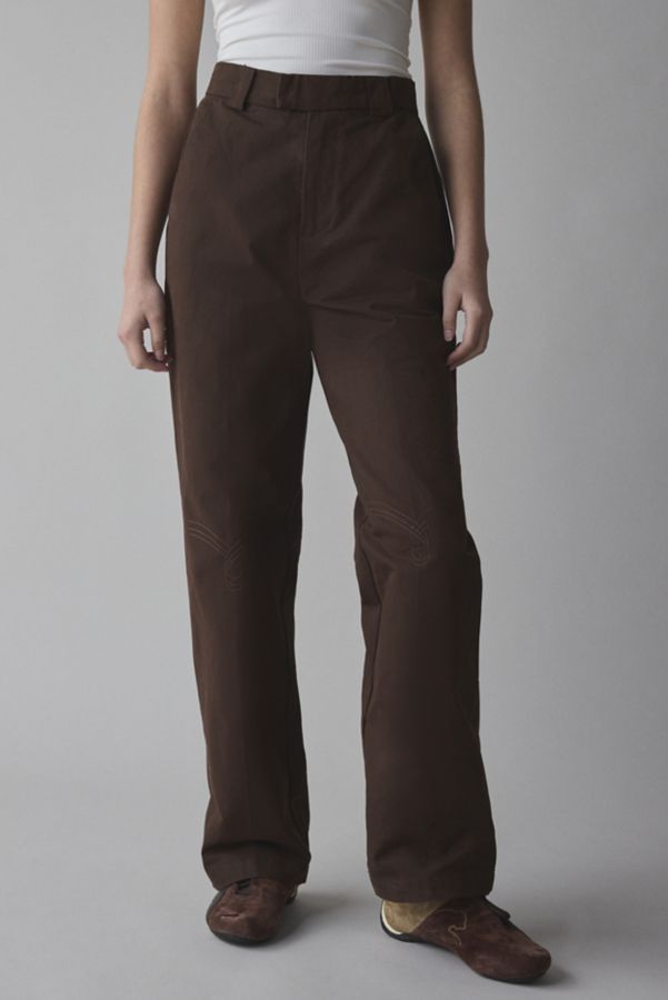 Slide View: 2: Pantalon de Travail en Toile House Of Sunny