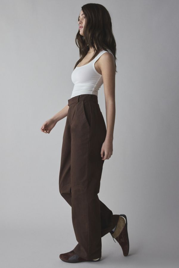 Slide View: 3: Pantalon de Travail en Toile House Of Sunny