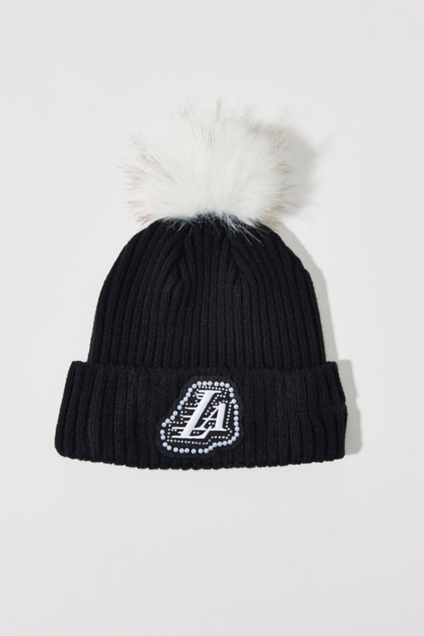 Slide View: 2: Pro Standard NBA Los Angeles Lakers Pearl Beanie