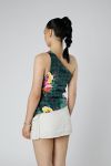 Thumbnail View 3: Rework Silk Scarf Ruche Tank 006