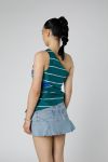 Thumbnail View 3: Rework Silk Scarf Ruche Tank 005