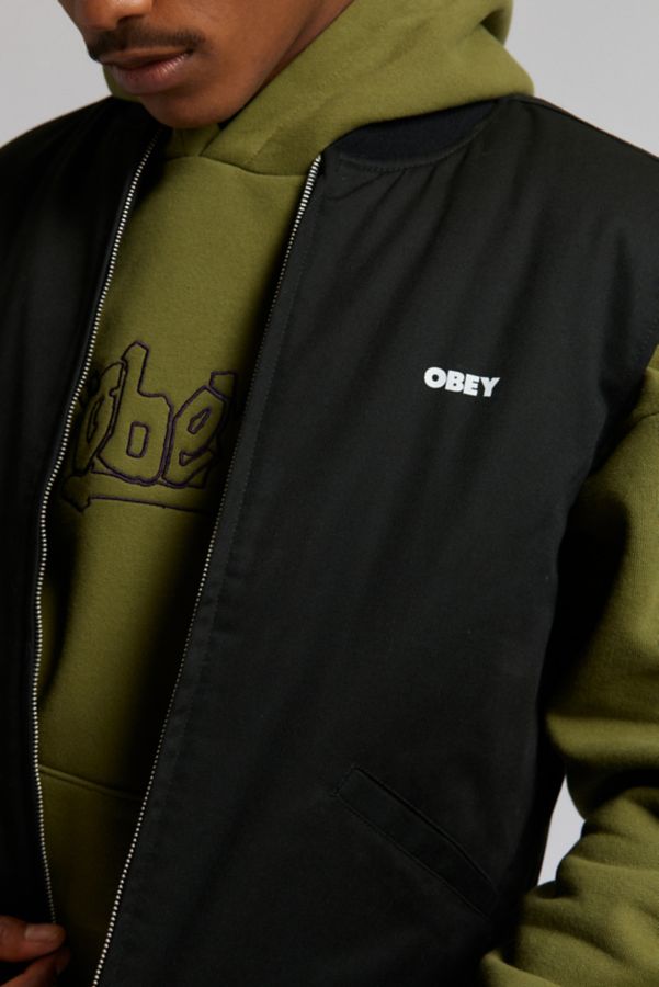 Slide View: 4: OBEY Deconstruct Graphic Print Vest