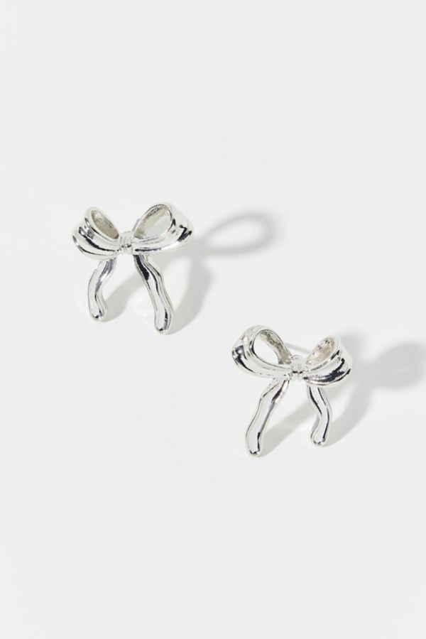 Slide View: 3: Metal Bow Earring