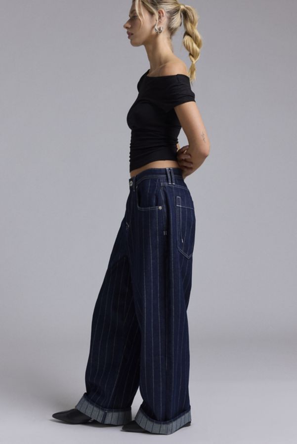 Slide View: 3: BDG Jaya Printed Baggy Boyfriend Jean