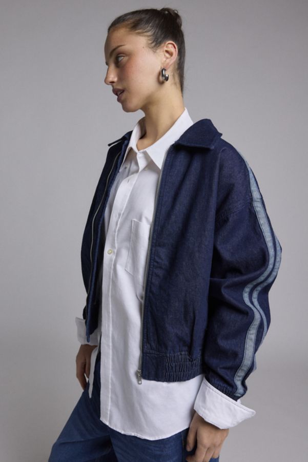 Slide View: 3: BDG Dani Denim Bomber Jacket