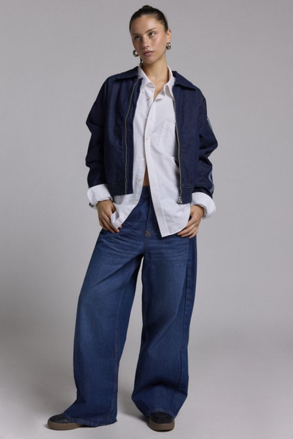 Slide View: 5: BDG Dani Denim Bomber Jacket